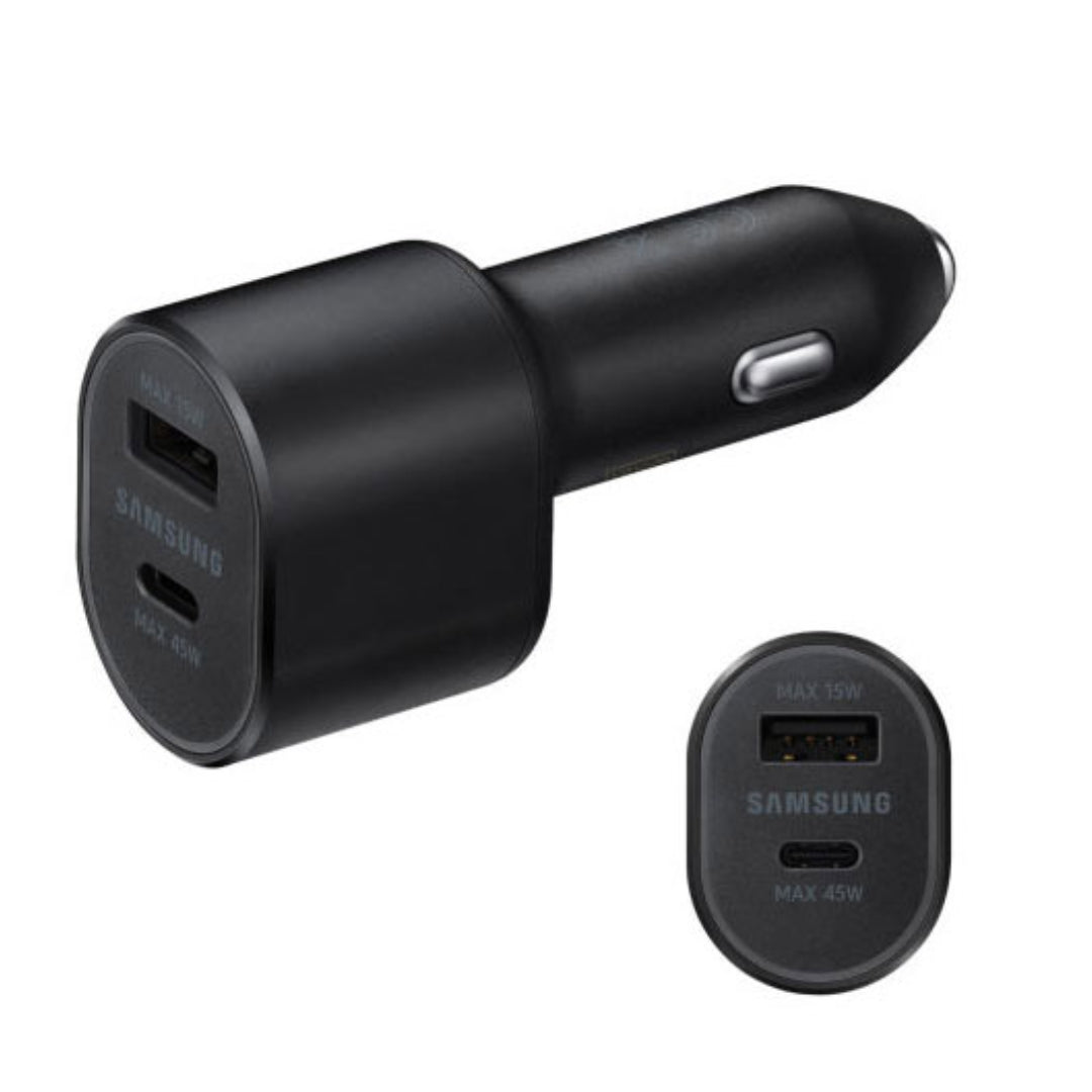 Samsung 45W & 15W Dual Port Car Charger Black EP-L5300