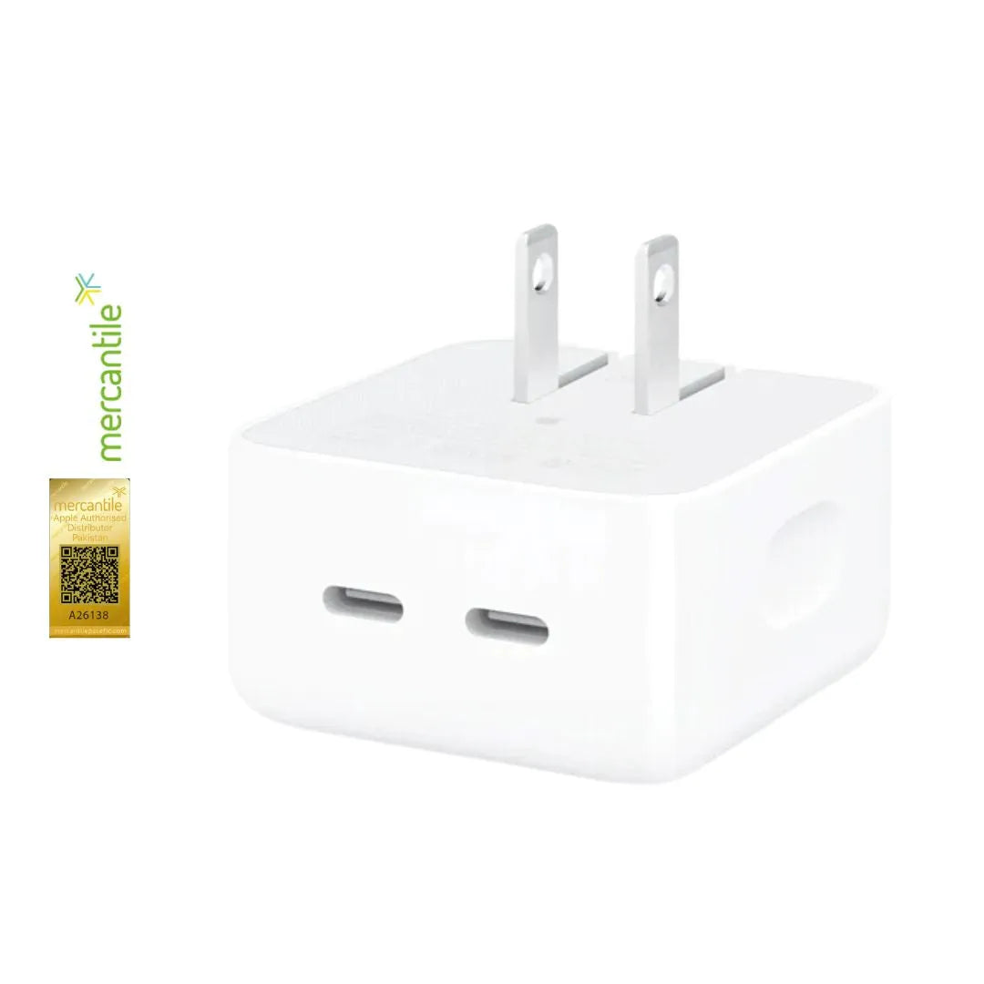 Apple 35W Dual USB-C Port Power Adapter - Authentico Technologies 