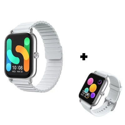 Haylou RS4 Plus Smart Watch With Dual Magnetic & Silicone Strap