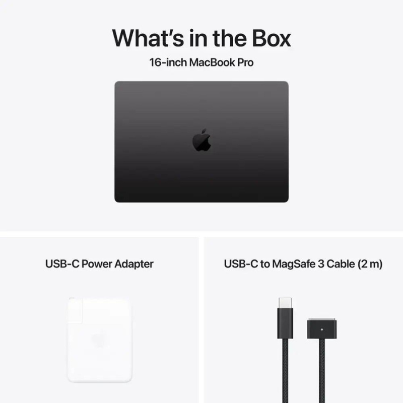 Apple MacBook Pro 16inch M4 Pro 14 Core CPU 20 Core GPU 48GB 512GB Space Black (MX2Y3)