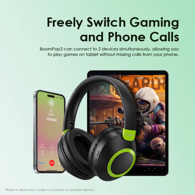 Oraimo BoomPop 2 ENC Over-Ear Wireless Headphones (OHP-610)
