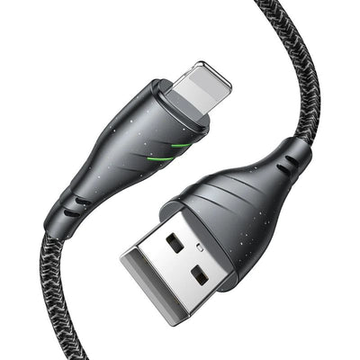 Joyroom Mermaid Series USB to Lightning Fishing Net Weaving Data Cable S-1230K6