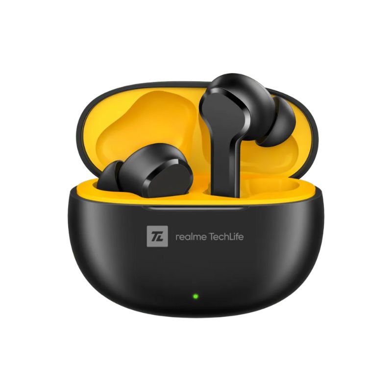 Realme Tech Life T100 Bluetooth True Wireless Earbuds - Black - Authentico Technologies 