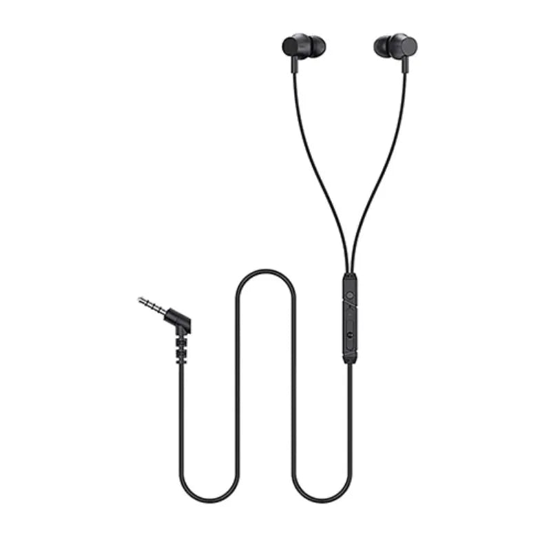 Lenovo QF320 Wired Earphones 3.5mm - Black - Authentico Technologies 