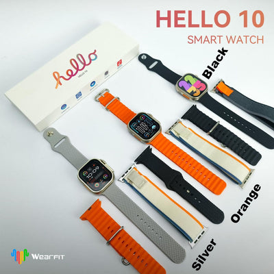 Hello 10 Smartwatch 49mm With Dual Strap