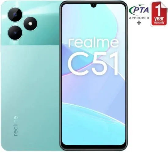 Realme C51 4GB Ram 128GB Rom Dual Sim